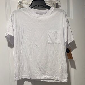 Christian Siriano White Short Sleeve Tee
